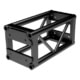 12-inch black bolt truss 2-foot segment rental for stage structures and lighting grids