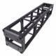 12-inch black bolt truss 5-foot section for modular stage and lighting designs