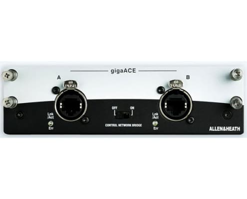 gigaACE card rental for Allen & Heath dLive