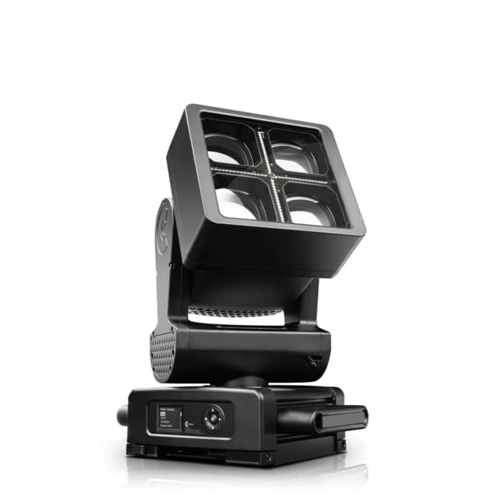 Claypaky Volero Cube IP66 RGBW moving head lighting fixture available for rental from GeoEvent