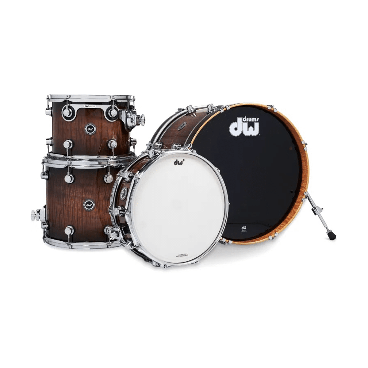 dw dwe 4 piece drum kit rental acoustic electronic hybrid drums