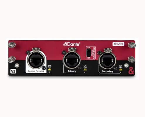 Dante 128x128 Card for Allen & Heath dLive Rental