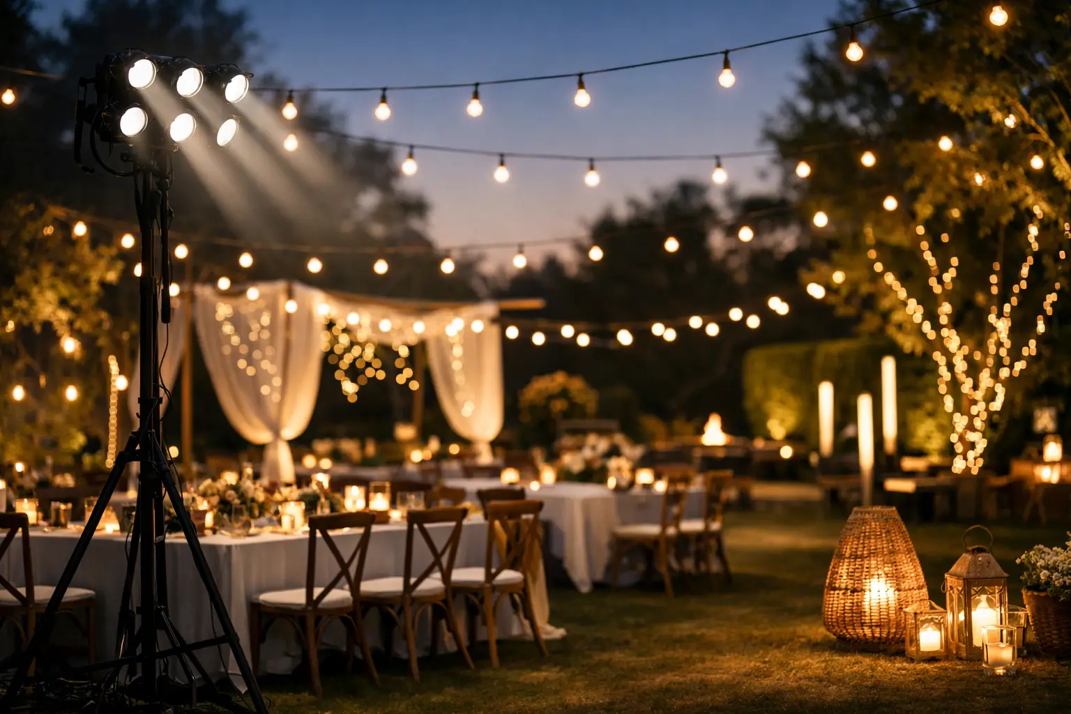 Best Outdoor Event Lighting Setups That Work 2 Best Outdoor Event Lighting Setups That Work