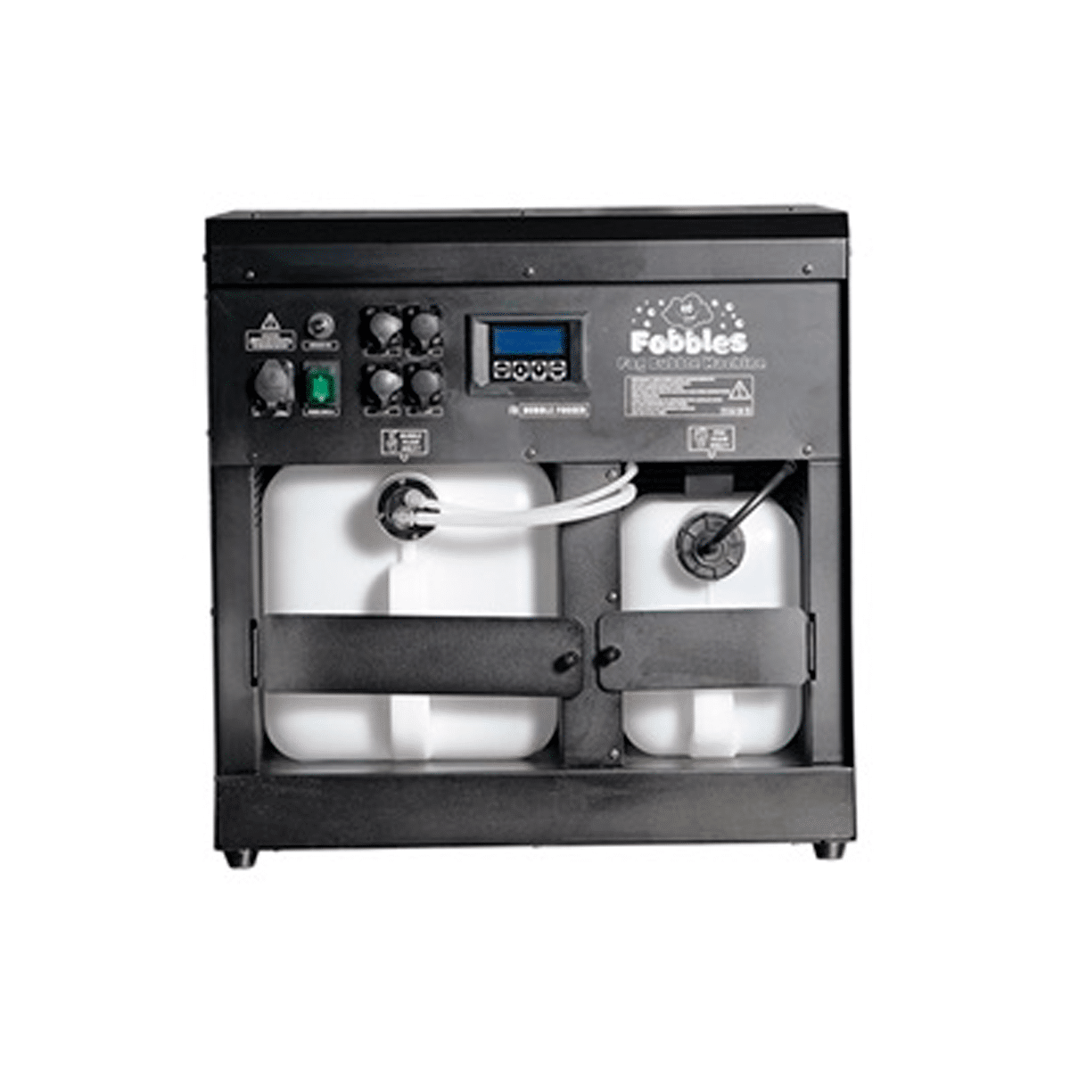 Froggy's F8 Pro bubble fogger rental with integrated DMX control panel and touring flight case