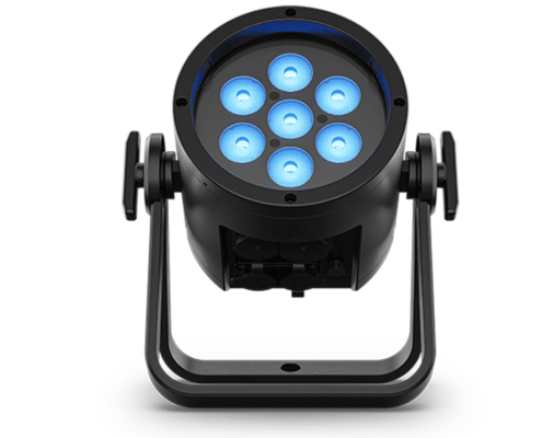 Chauvet WELL POD 2 front view battery powered lighting rental fixture