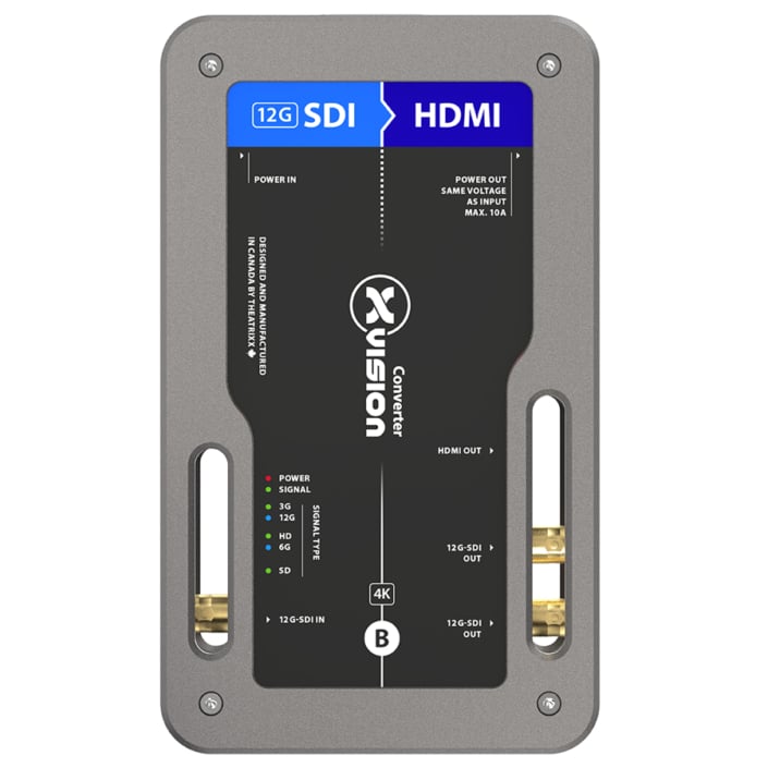Theatrixx xVision SDI to HDMI Converter rental for professional video output